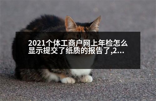 2021個(gè)體工商戶網(wǎng)上年檢怎么顯示提交了紙質(zhì)的報(bào)告了,2021個(gè)體工商戶網(wǎng)上年檢