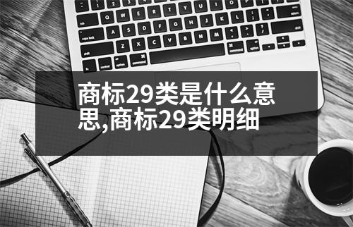 商標29類是什么意思,商標29類明細