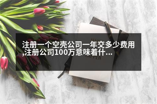 注冊(cè)一個(gè)空殼公司一年交多少費(fèi)用,注冊(cè)公司100萬(wàn)意味著什么