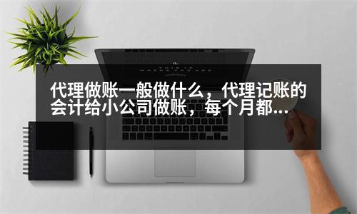 代理做賬一般做什么，代理記賬的會(huì)計(jì)給小公司做賬，每個(gè)月都需要做些什么