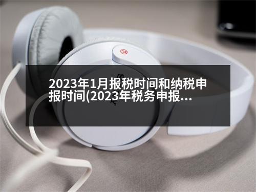 2023年1月報稅時間和納稅申報時間(2023年稅務(wù)申報時間)