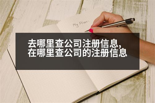 去哪里查公司注冊(cè)信息,在哪里查公司的注冊(cè)信息