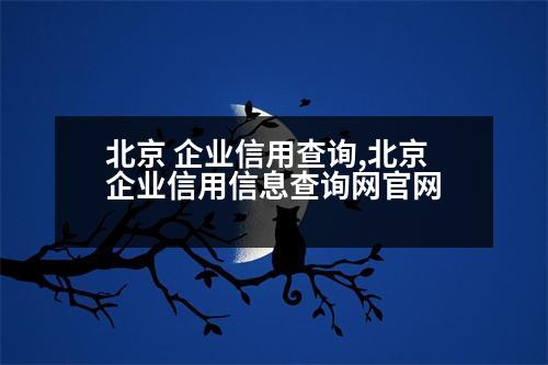 北京 企業(yè)信用查詢,北京企業(yè)信用信息查詢網(wǎng)官網(wǎng)