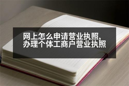 網(wǎng)上怎么申請(qǐng)營(yíng)業(yè)執(zhí)照,辦理個(gè)體工商戶(hù)營(yíng)業(yè)執(zhí)照