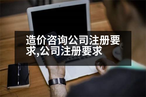 造價(jià)咨詢公司注冊(cè)要求,公司注冊(cè)要求