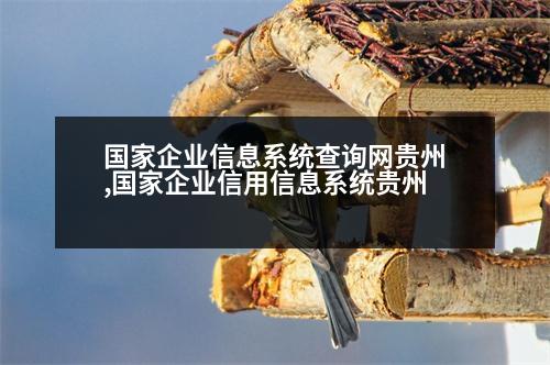 國家企業(yè)信息系統(tǒng)查詢網貴州,國家企業(yè)信用信息系統(tǒng)貴州