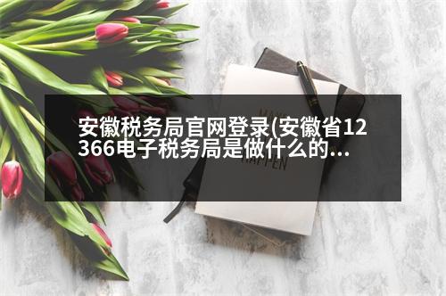 安徽稅務(wù)局官網(wǎng)登錄(安徽省12366電子稅務(wù)局是做什么的)