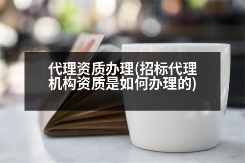 代理資質(zhì)辦理(招標代理機構資質(zhì)是如何辦理的)